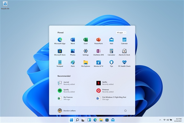 來(lái)了(le／liǎo)！微軟發布首個(gè) Windows 11 版本号 22000.51