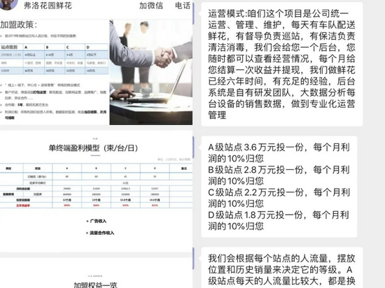弗洛花園的(de)加盟細則